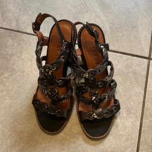 Coach heel sandal